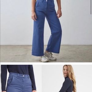 Everlane cropped wide leg size 2